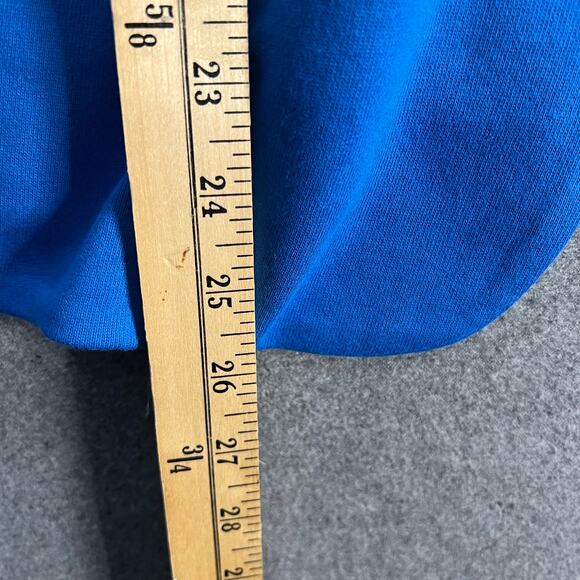 Susan Graver Weekend Petite Marina Knit Blazer Blue Brigade Size Petite Small - Picture 4 of 9